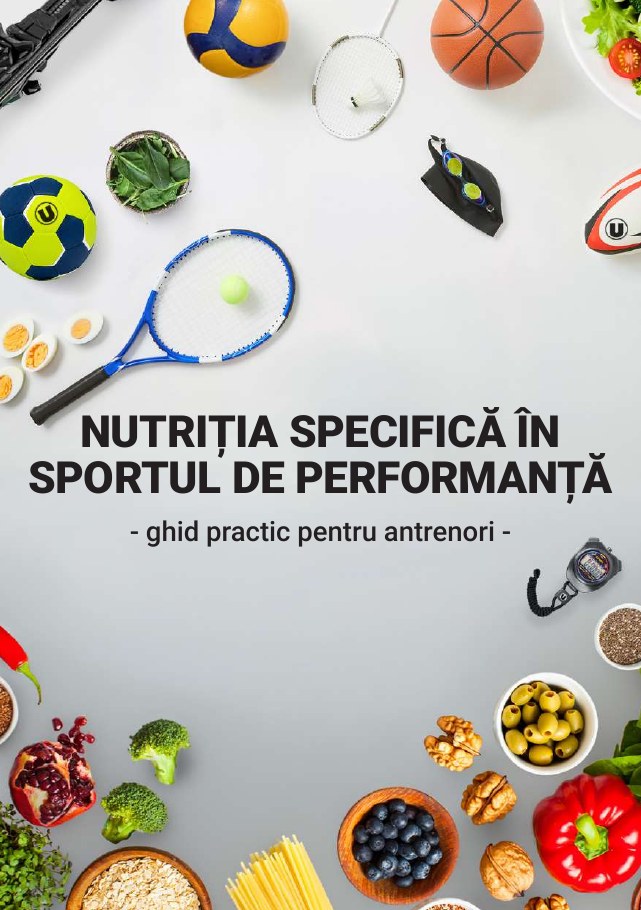 Coperta ghidului de nutriție sportivă