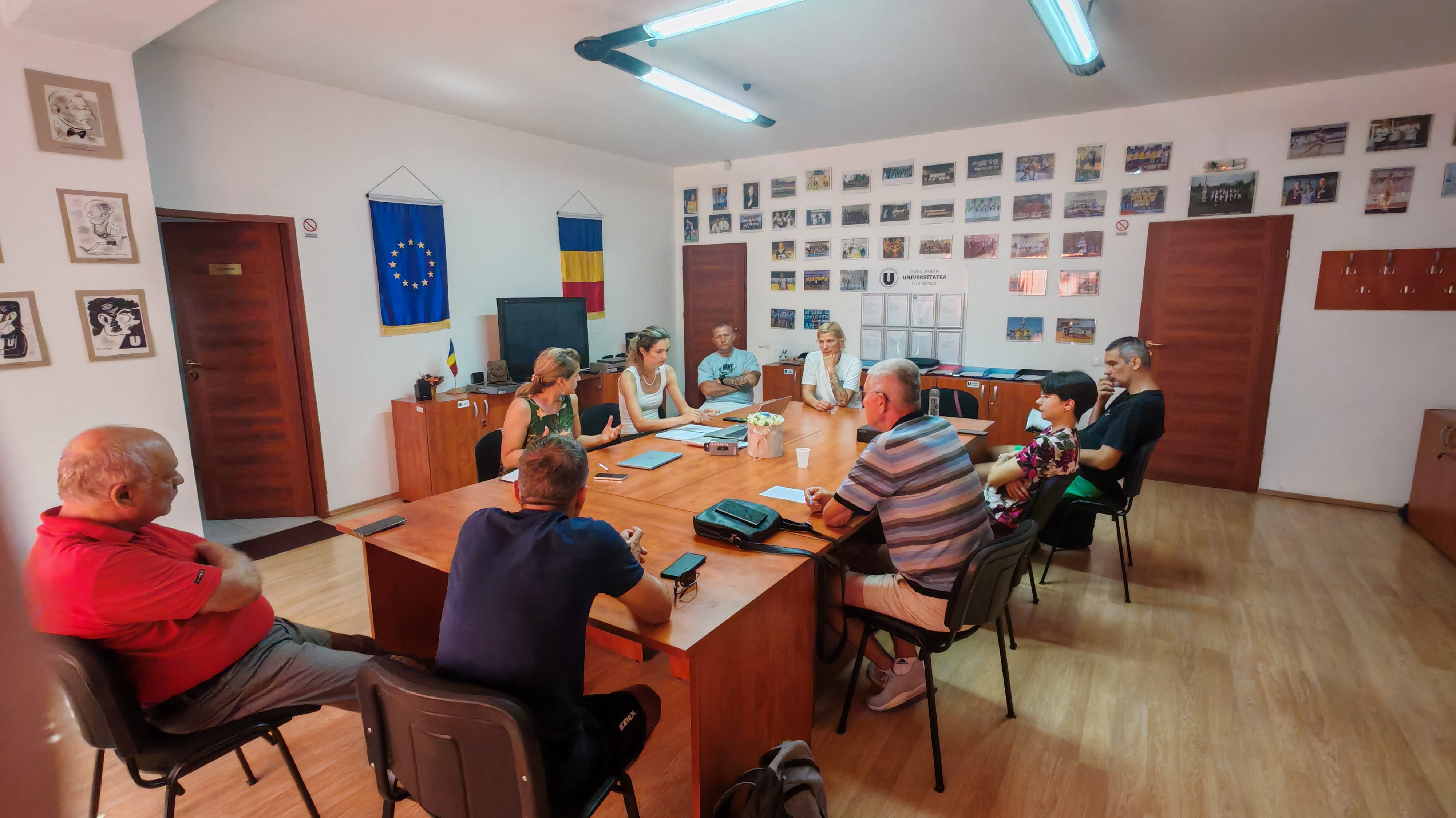 Local meeting left